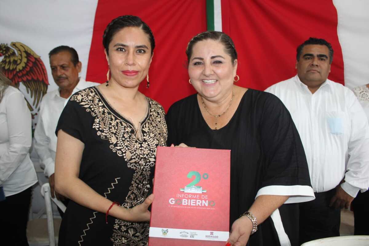 La presidenta municipal Erika Saab presentó su segundo informe de gobierno (Cortesía)