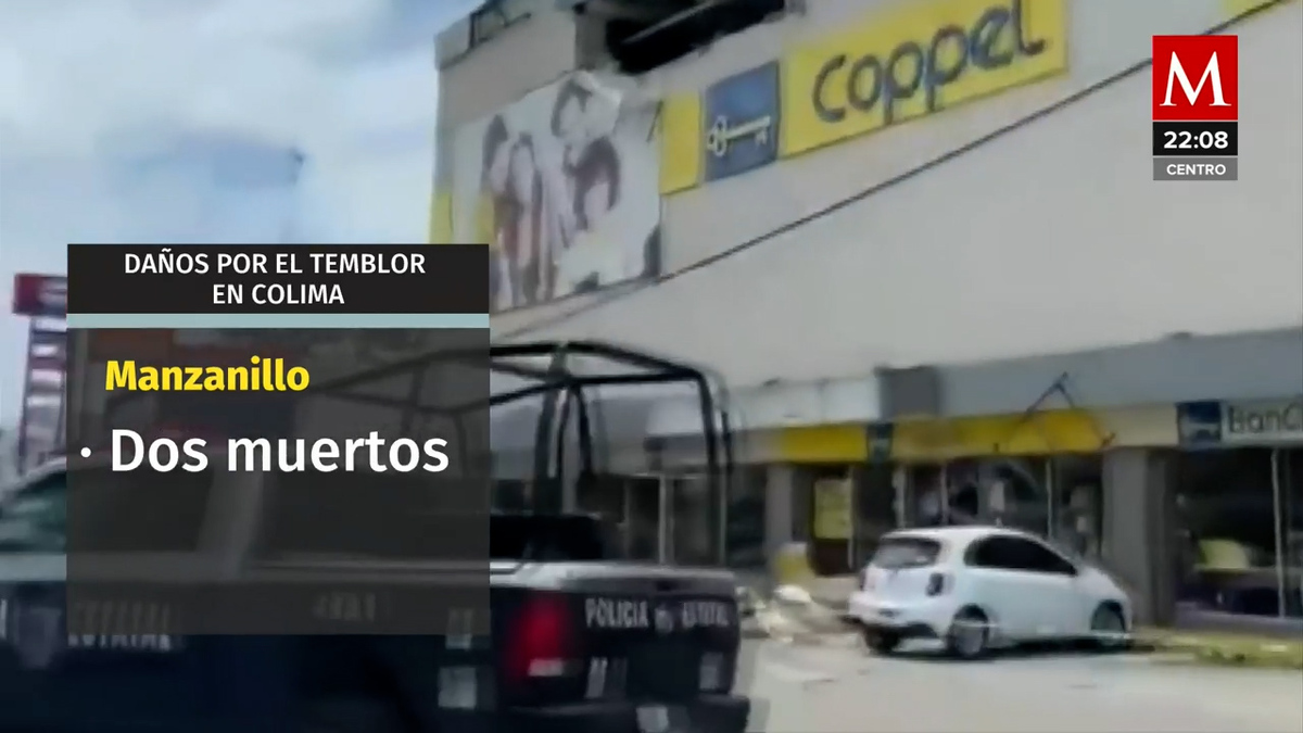 Suman dos muertes en Manzanillo, Colima, por sismo de magnitud 7.7