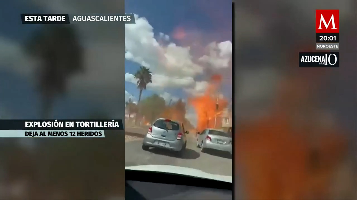 Aguascalientes. Explosión en tortillería deja 12 personas lesionadas