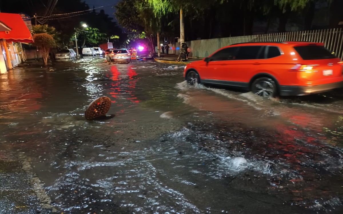 La circulación vehicular se vio seriamente afectada. | Carlos Tejeda