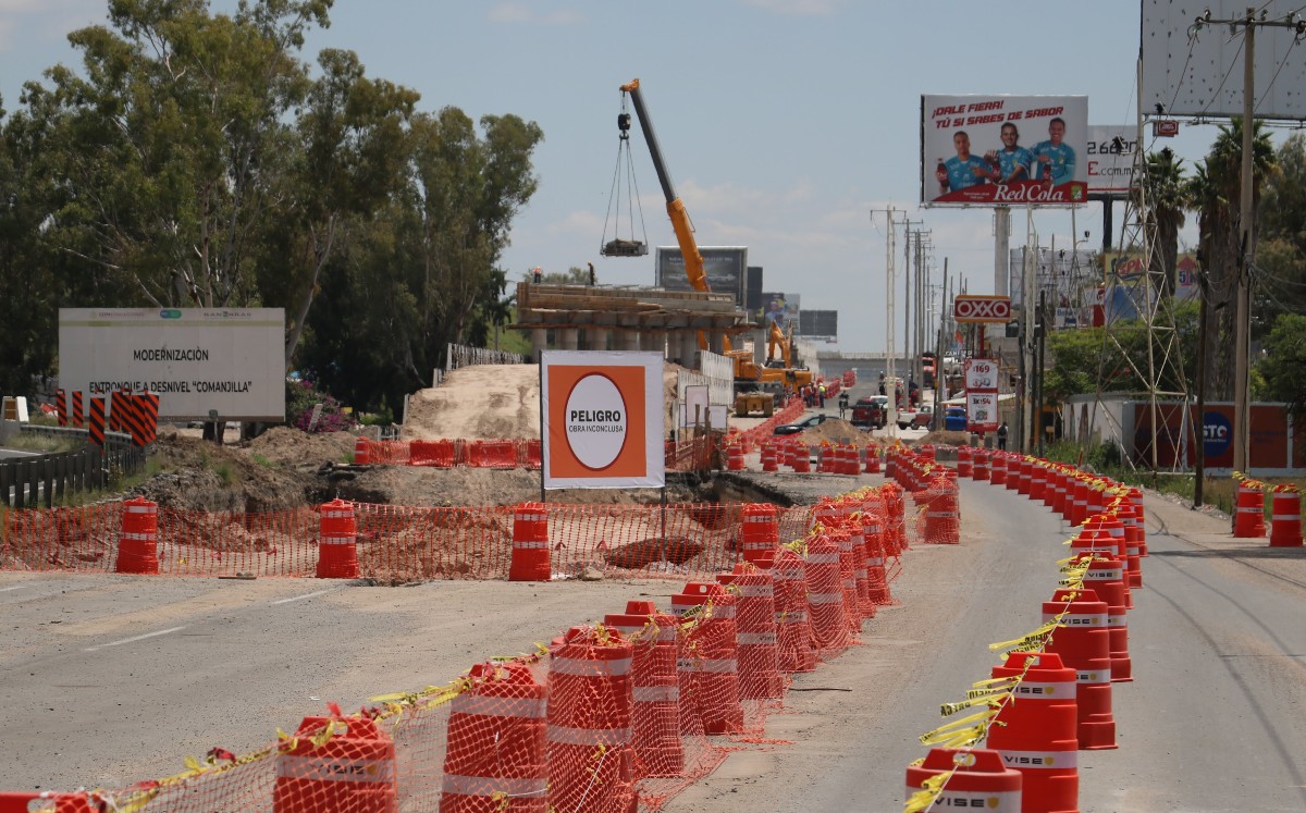 Construcción de entronque a Comanjilla es reactivada oficialmente / Dany Béjar