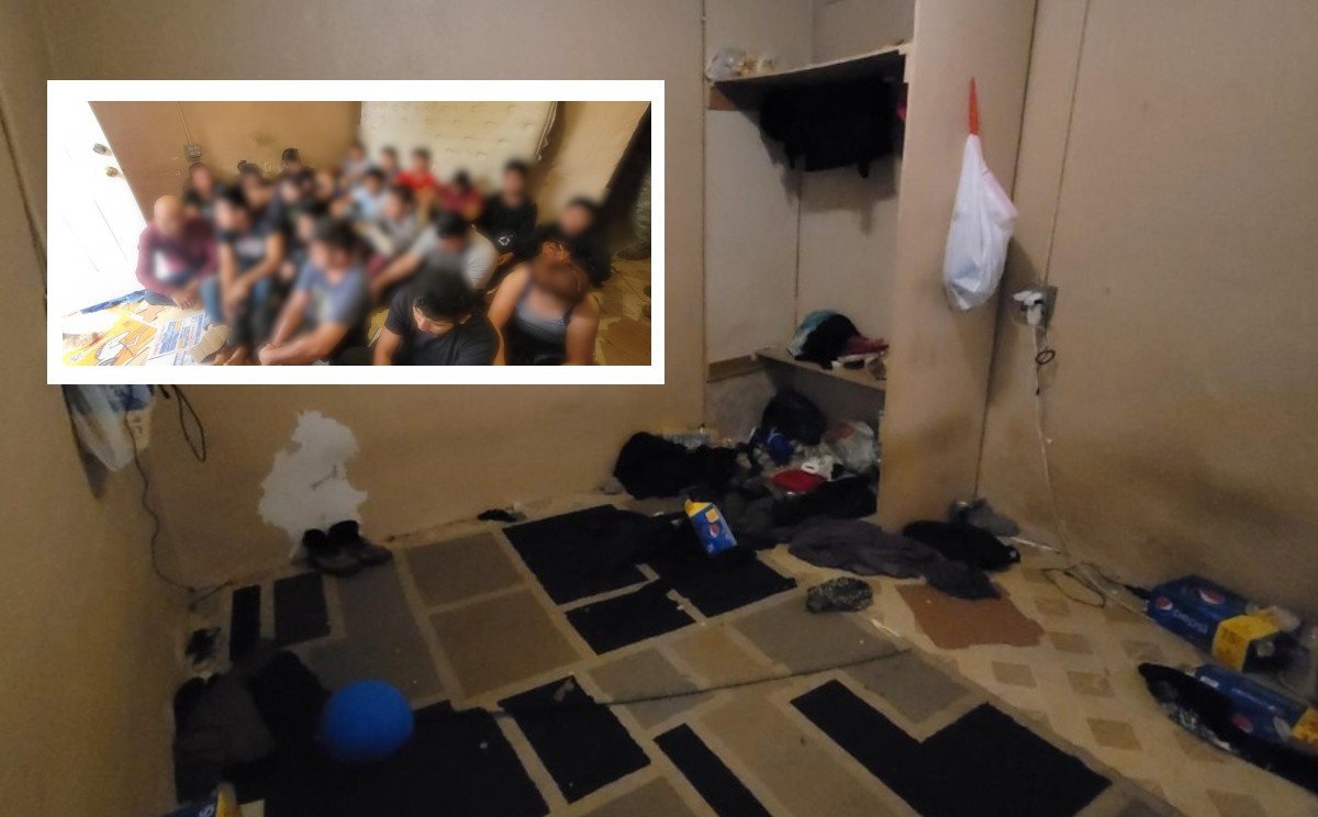 Detienen a 19 ilegales en un departamento en la frontera de Tamaulipas