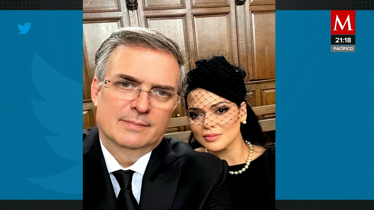 Ebrard comparte selfie desde el funeral de la reina Isabel II