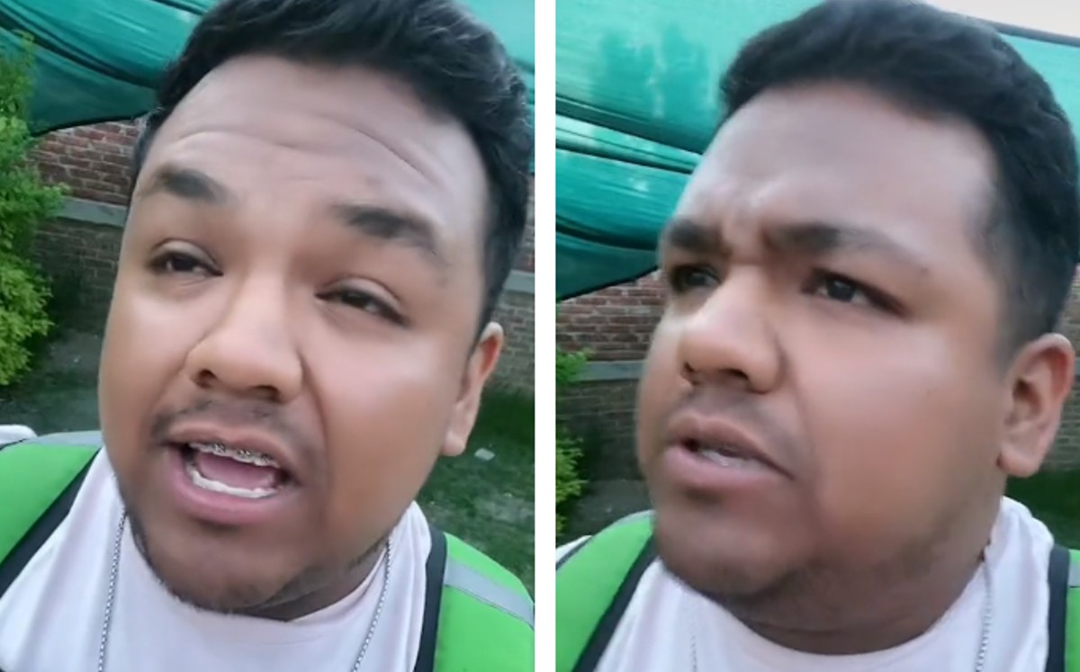 El repartidor compartió su historia el TikTok | Capturas