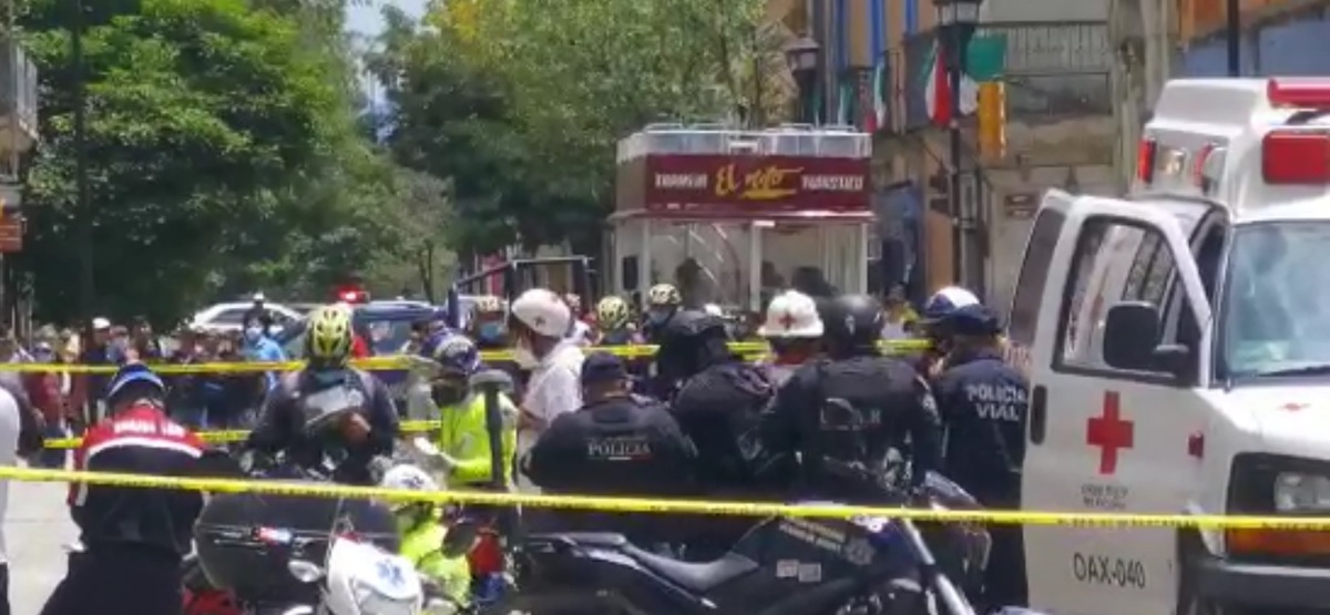 Elementos de seguridad acordonaron el área. (Óscar Rodríguez)