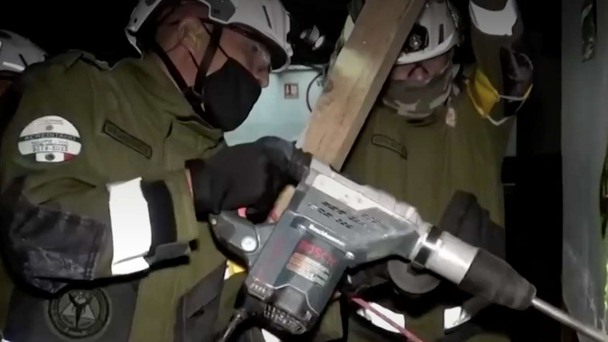 Equipo "Eried" realiza labores de rescate