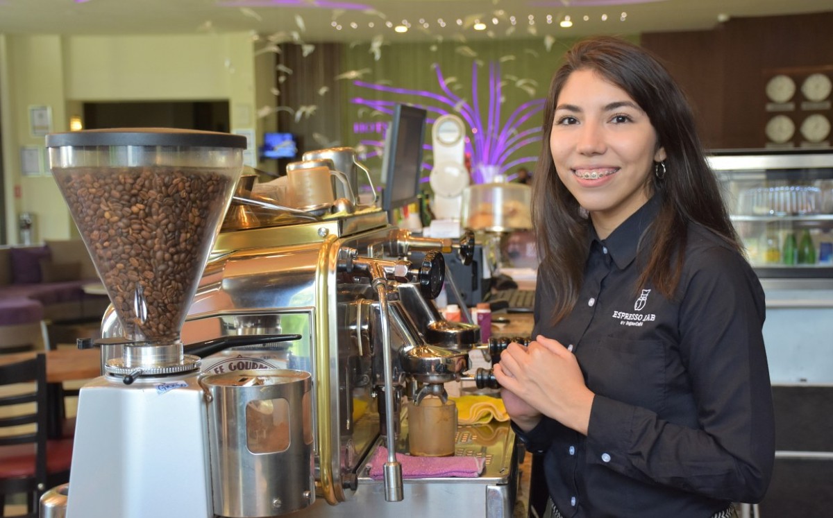 Jenniffer Marlene Borrego Alamilla, barista de Tampico. (Cortesía)