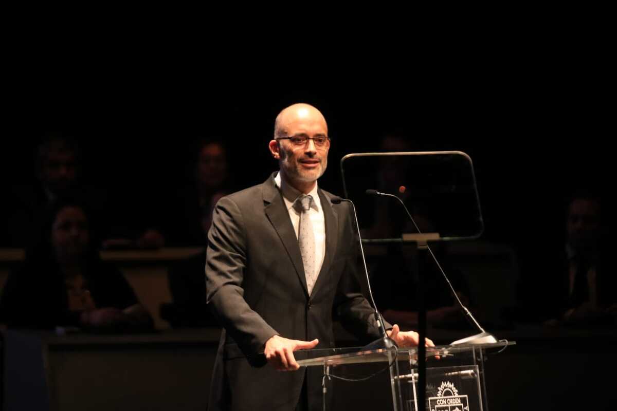 Miguel Treviño rindió su primer informe de gobierno de su segundo mandato. Foto: Raúl Palacios