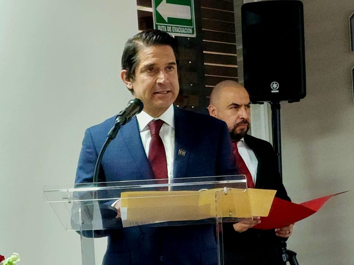 Óscar Gallegos, director general del Infonavit Hidalgo (Elizabeth Hernández)