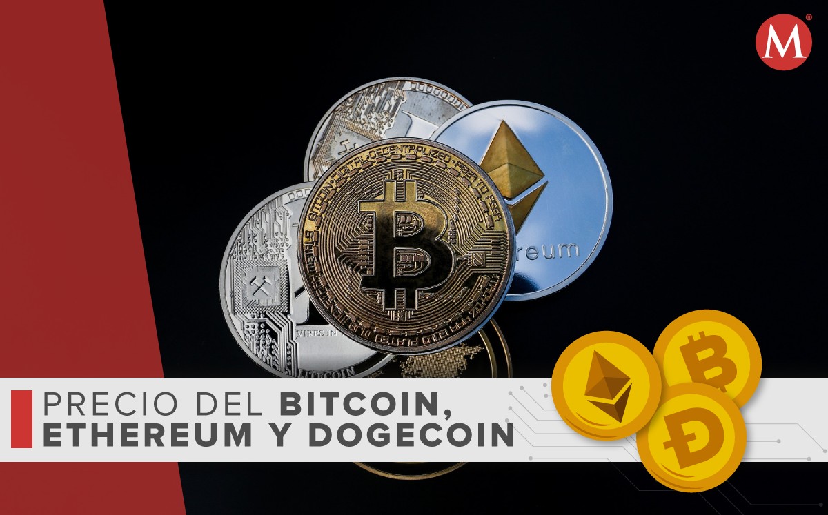 Precio-bitcoin ethereum dogecoin-HOY.  21-septiembre 2022. México