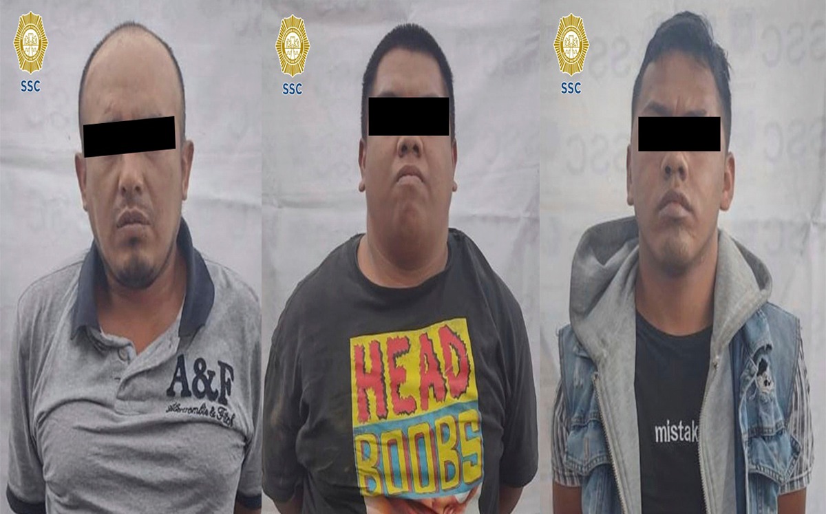 Presuntos integrantes del Cártel de Tláhuac.