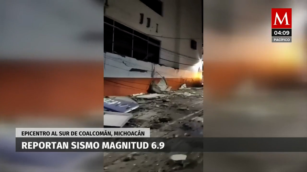 Daños del sismo de esta madrugada en Michoacán: fotos