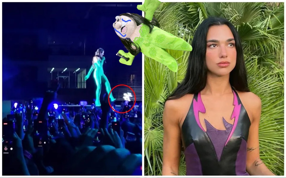 Dua Lipa patea peluche del Dr. Simi (Especial).