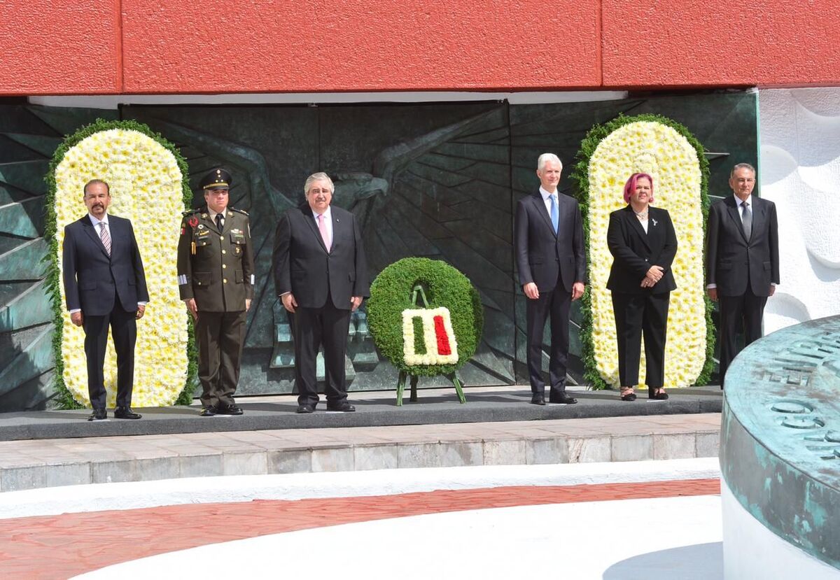 Durante la ceremonia.