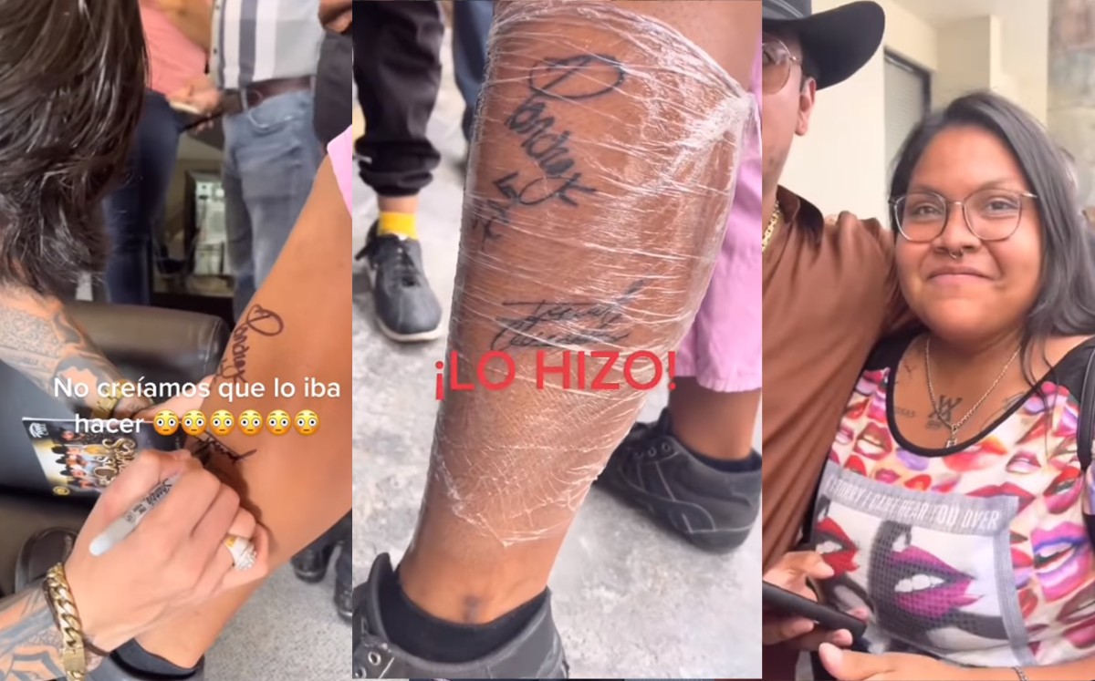 Joven se tatúa el autógrafo de Los Dos Carnales. (Especial)