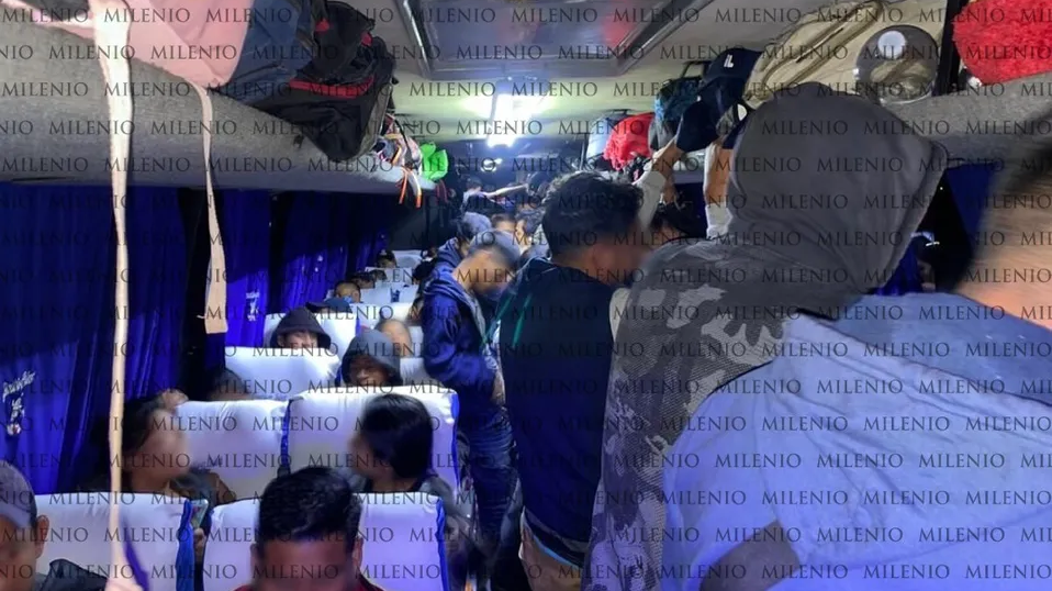 Rescatan a 80 migrantes en el CEM; fueron trasladados a la FGR de Tlalnepantla