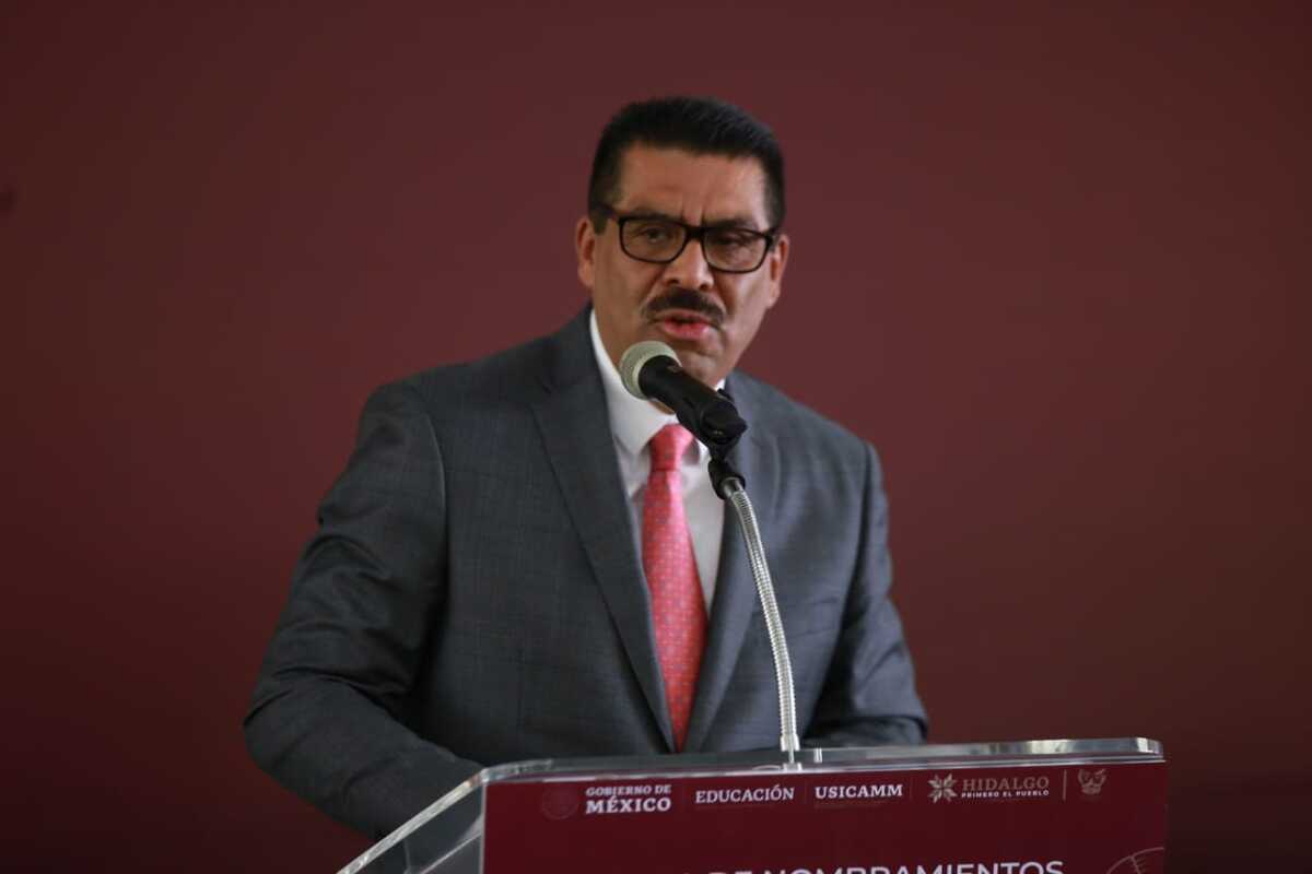 Secretario general de la Sección XV del Sindicato Nacional de Trabajadores del Estado (SNTE), Said Vargas (Jorge Sánchez)
