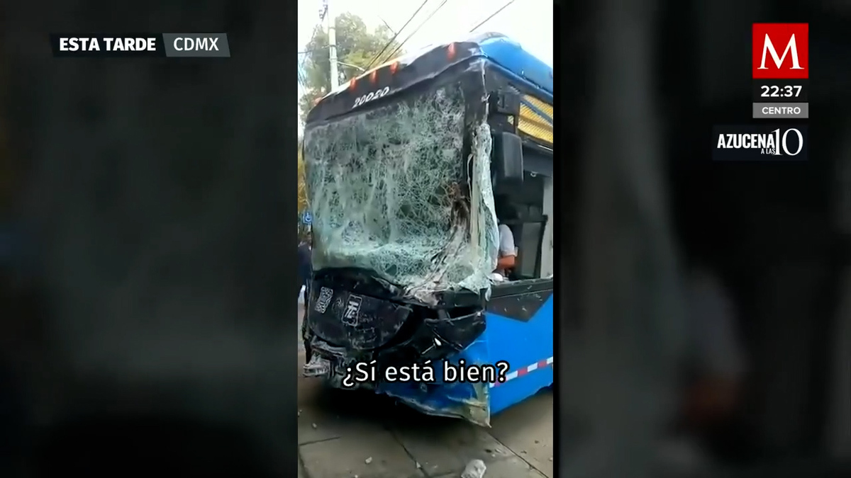 Trolebús: Aspirante a operador choca durante capacitación