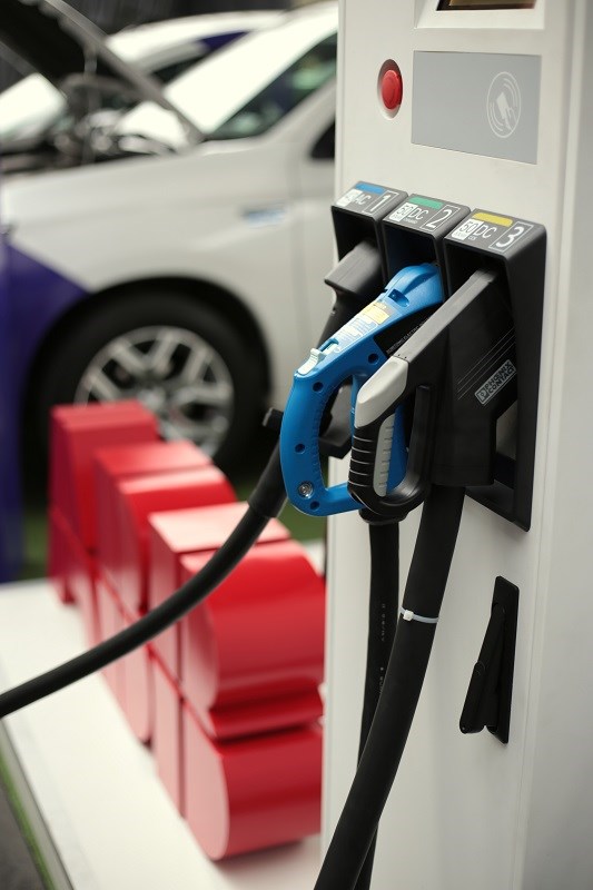 Centro de recarga para autos eléctricos. (Foto: Especial)