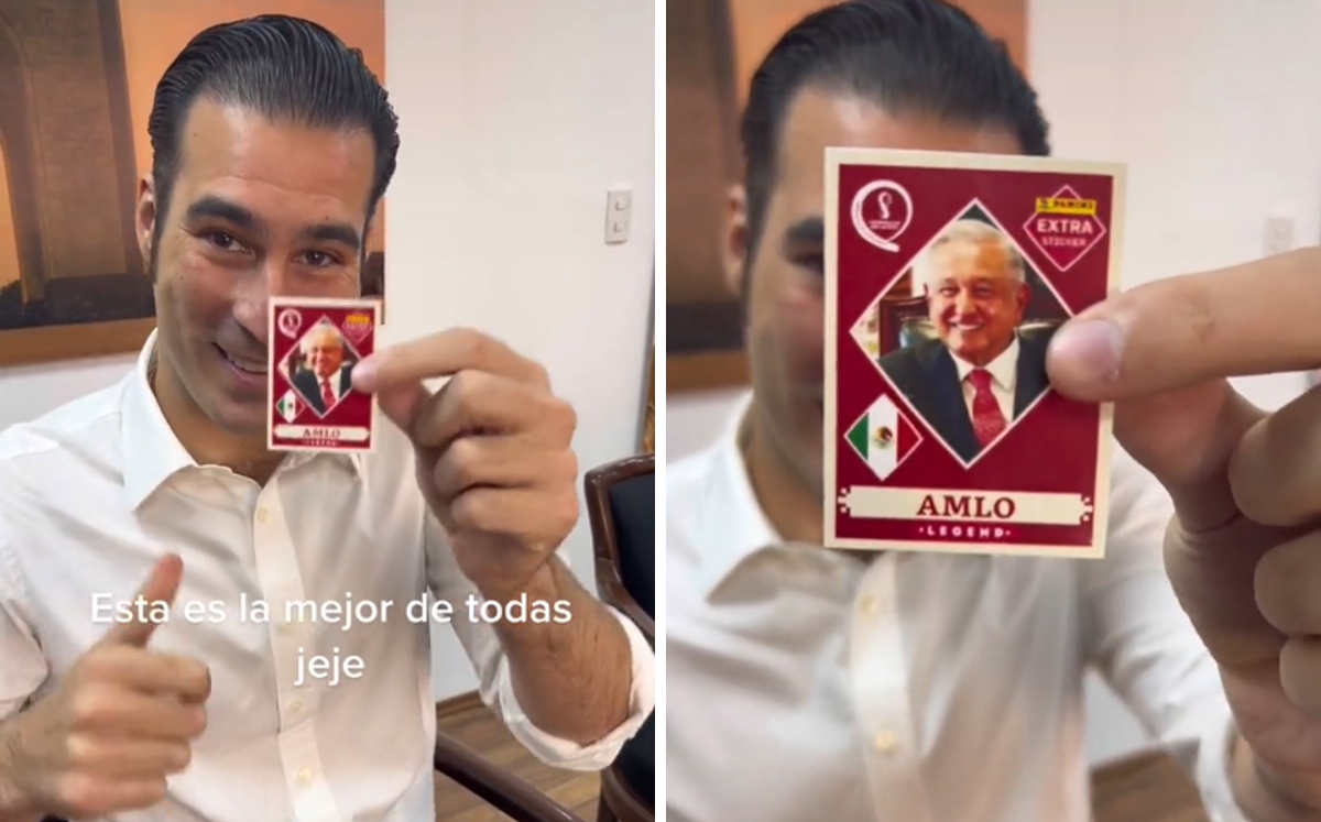 El diputado Miguel Torruco indicó que la estampa de AMLO es "la mejor de todas". | @migueltorrucog