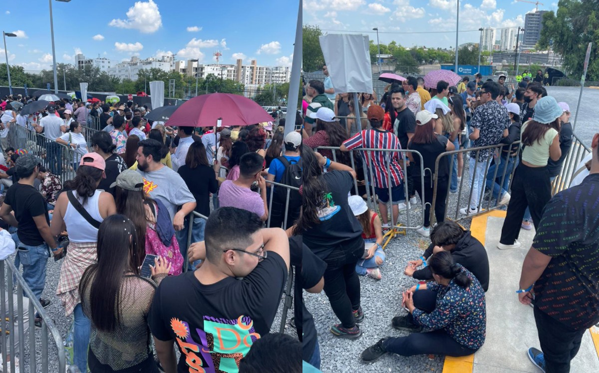 "Todo por Dua Lipa": Fans rompen regla y hacen largas filas horas antes de concierto en Monterrey | Especial