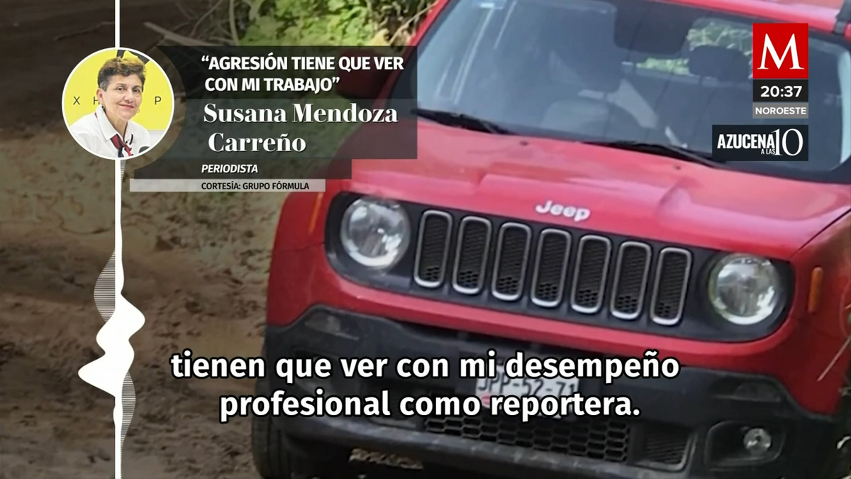 La periodista Susana Mendoza asegura que agresión fue por su labor periodística
