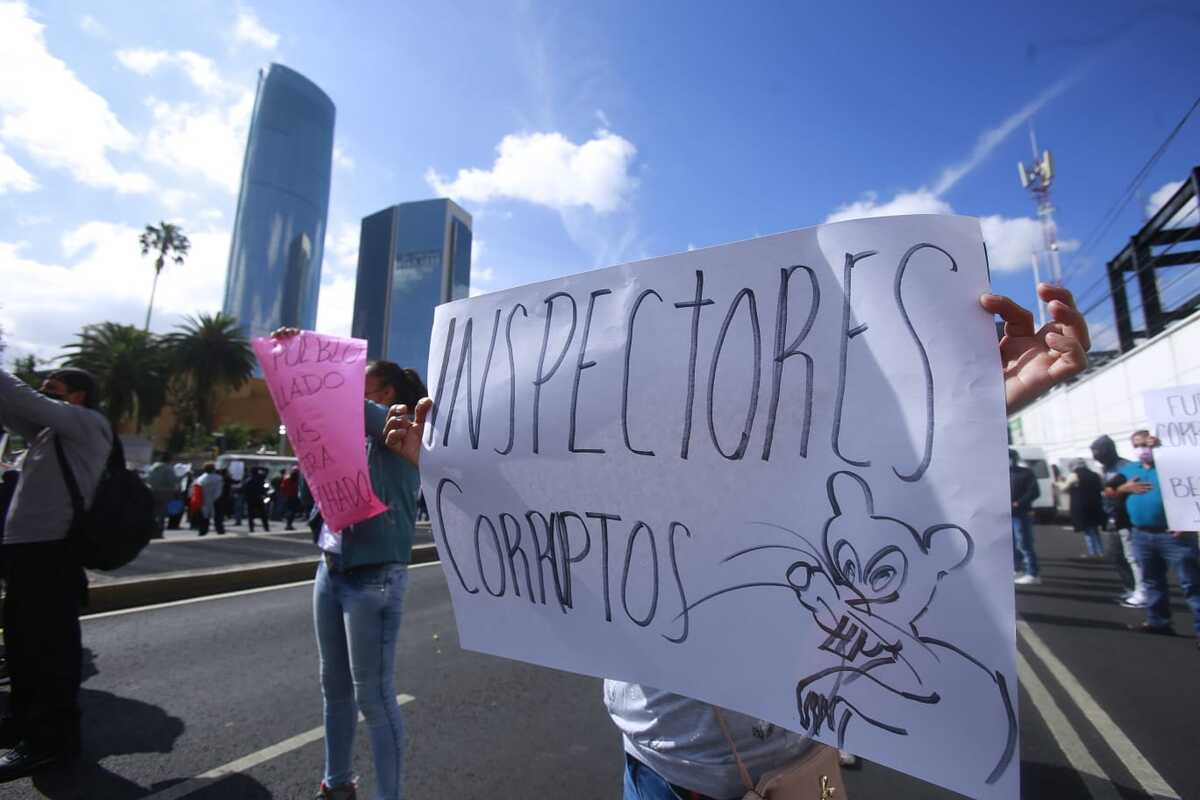 Protestas por Torre Mítikah. (Juan Carlos Bautista)