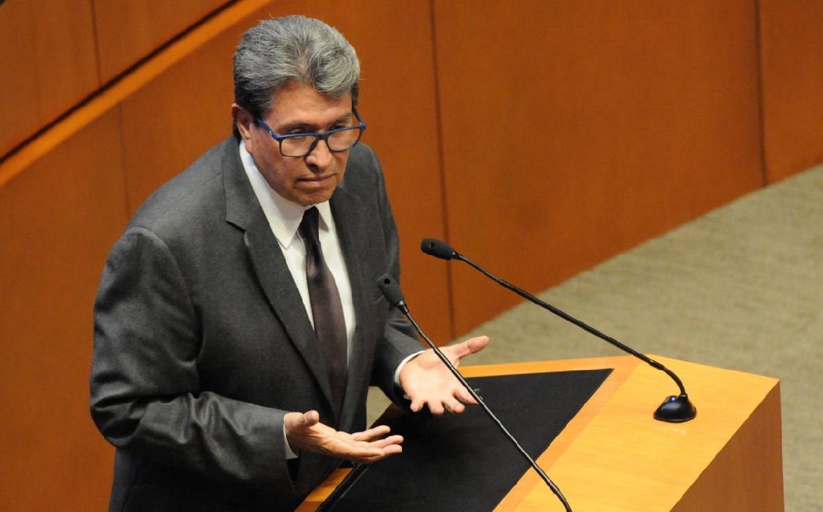 Ricardo Monreal, legislador de Morena, participa en la sesión de la Cámara de Senadores. | Cuartoscuro