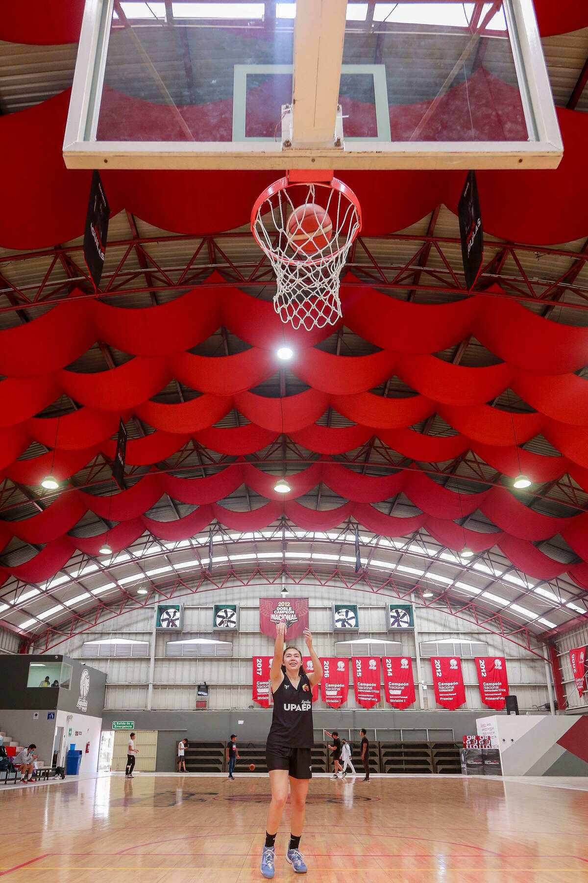 Ángel Fierro, referente en baloncesto de las Águilas Upaep |&nbsp;Andrés Lobato