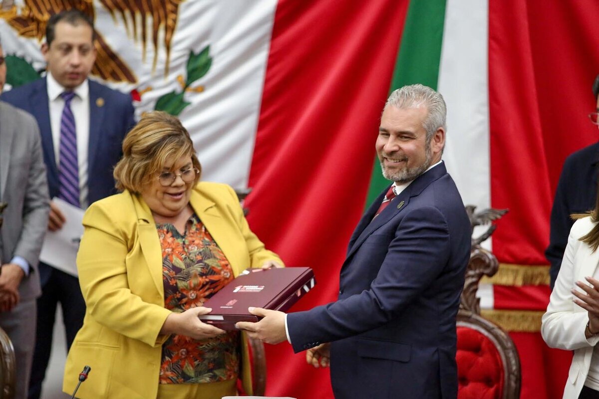 El gobernador de Michoacán, Alfredo Ramírez Bedolla. (Tomada de redes)