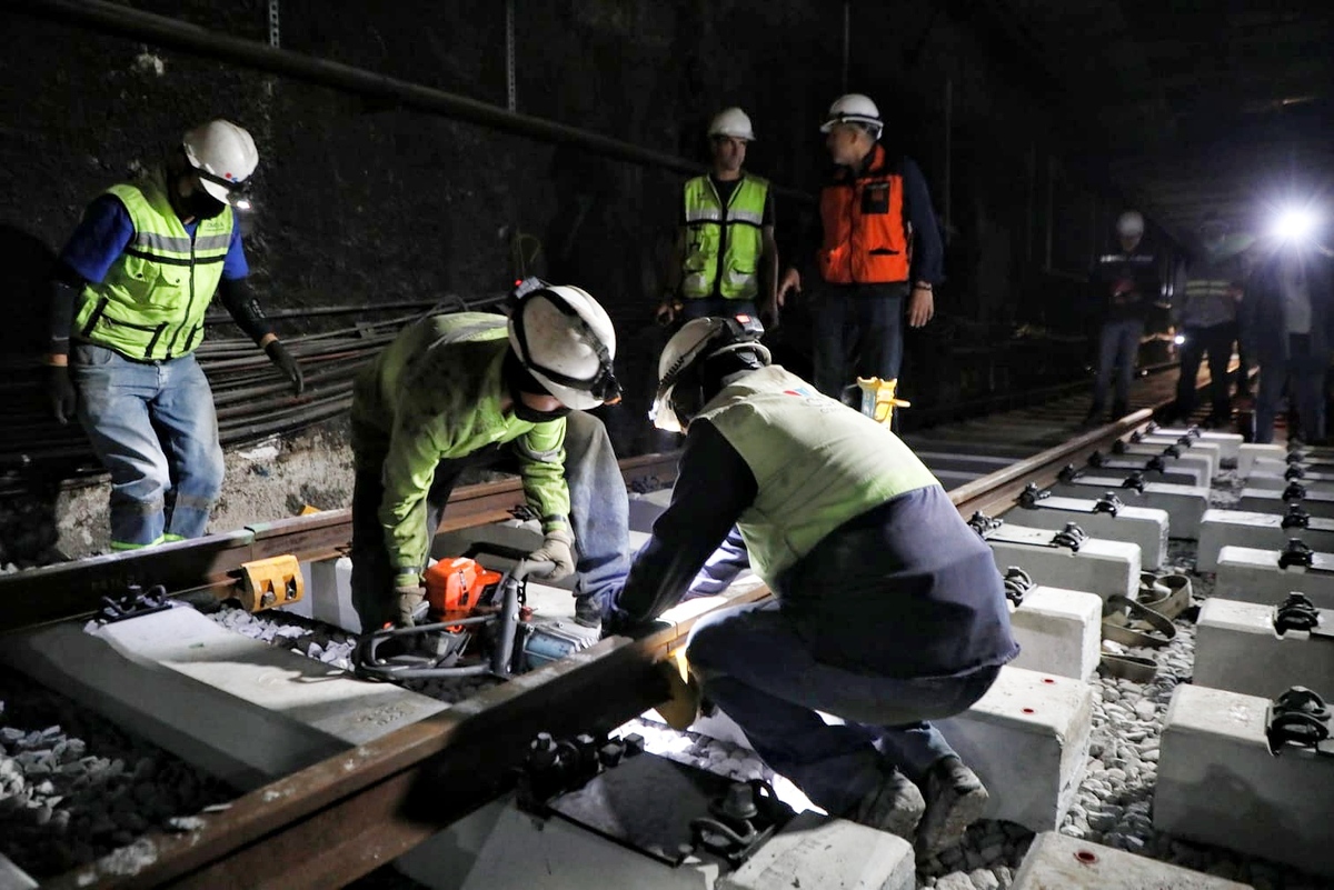 Se realizarán alrededor de 12 mil uniones a lo largo de toda la Línea 1