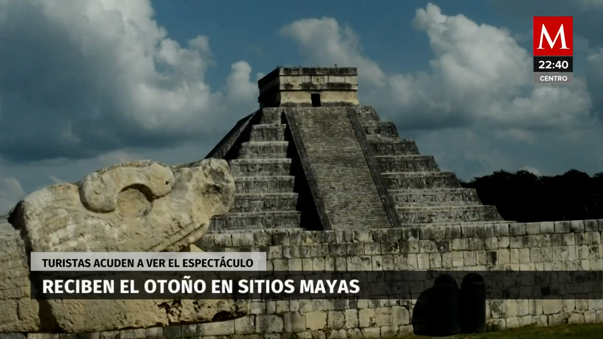 El dios Kin llega al templo de Yucatán marcando el inicio del otoño