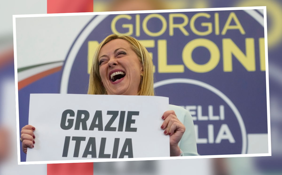 Giorgia Meloni ganó las elecciones legislativas en Italia. (AP)
