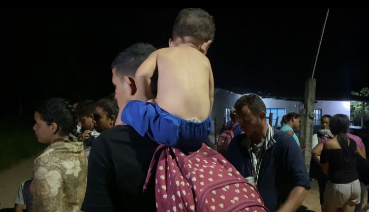 Los migrantes salieron desde hace varios días del estado de Oaxaca.