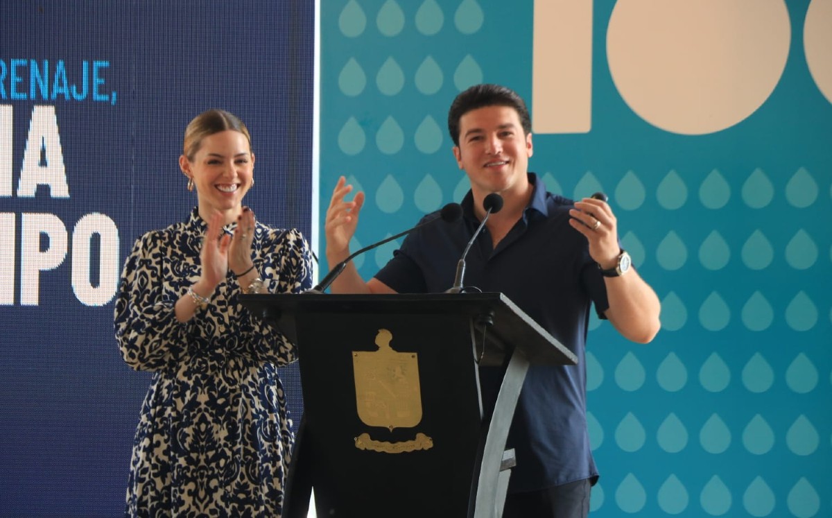 Samuel García y Mariana Rodríguez lanzan "Ciudadanos de 100" para ahorro del agua / Raúl Palacios