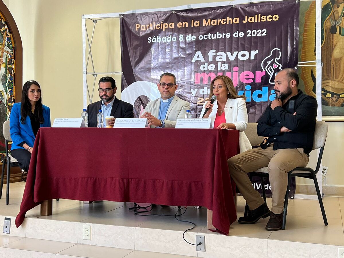 La Arquidiócesis de Guadalajara y el Frente Nacional de la Familia en Jalisco convocaron a la ‘Marcha a favor de la mujer y la vida 2022’