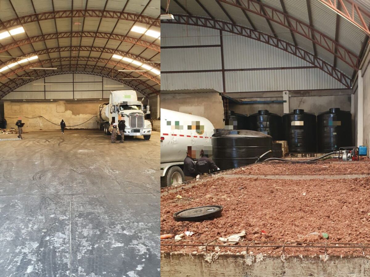 Aseguran hidrocarburo en Pachuca. (Cortesía)