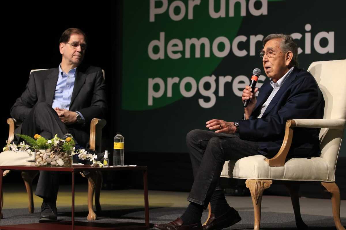 El ex candidato presidencial, Cuauhtémoc Cárdenas Solórzano. Foto: Raúl Palacios.