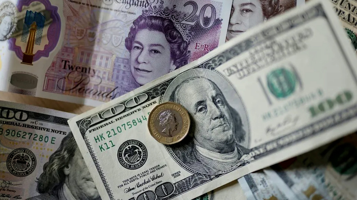 Libra esterlina cae a mínimos históricos frente al dólar estadunidense