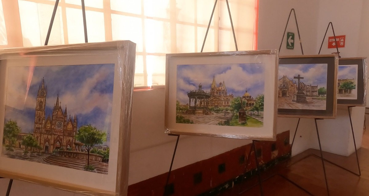 Algunas piezas de José Luis Alatorre que forman parte de la exposición (Cortesía)