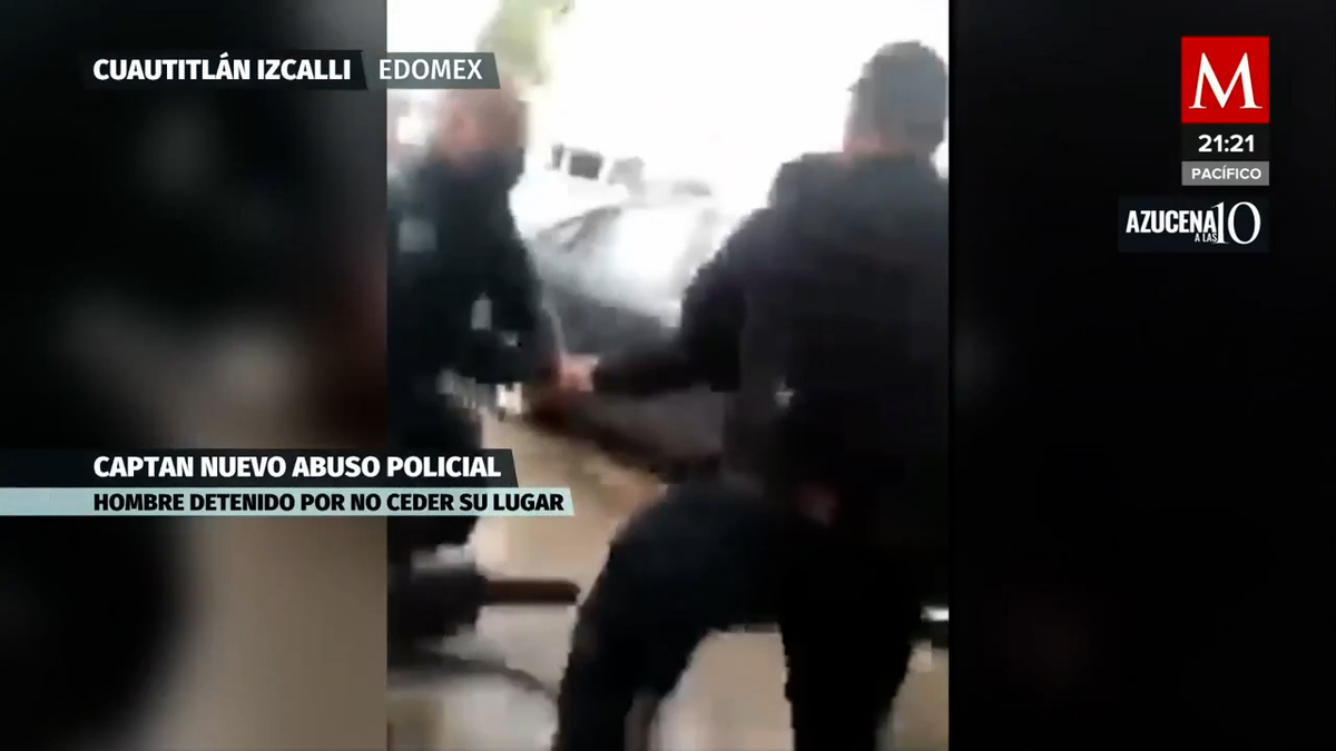 En el Edomex la policía de Cuautitlán vuelve a ser evidenciada cometiendo abusos