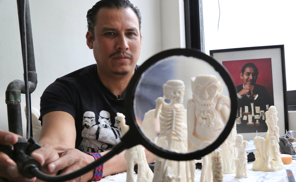 Cada escultura es hecha a mano y de forma artesanal. (Foto: Ariel Ojeda)