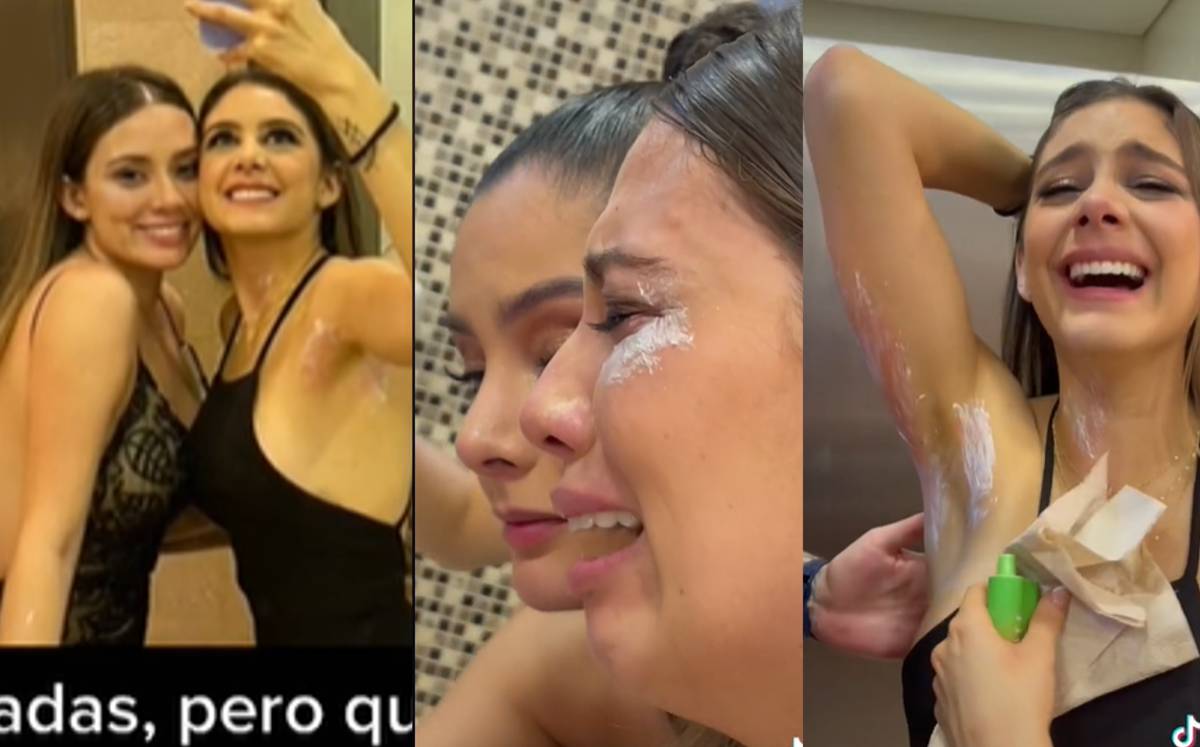 Estas jóvenes compartieron este momento en su cuenta de TikTok| Especial