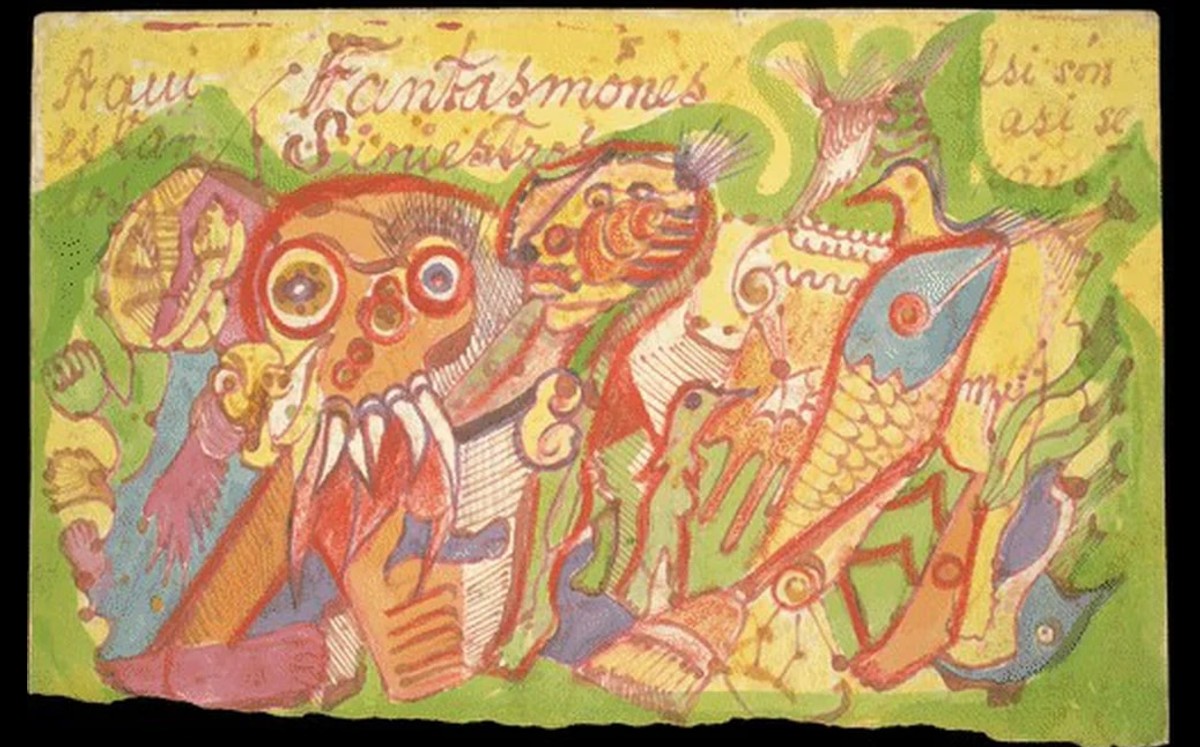 Todo sobre 'Fantasmones siniestros', la obra de Frida Kahlo que fue quemada (Especial).