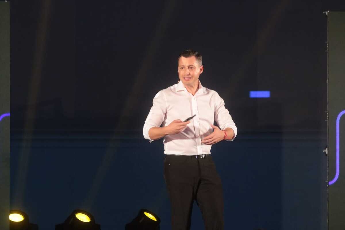 El alcalde de Monterrey, Luis Donaldo Colosio Riojas en el Primer Informe de Gobierno. Foto: Leonel Rocha.
