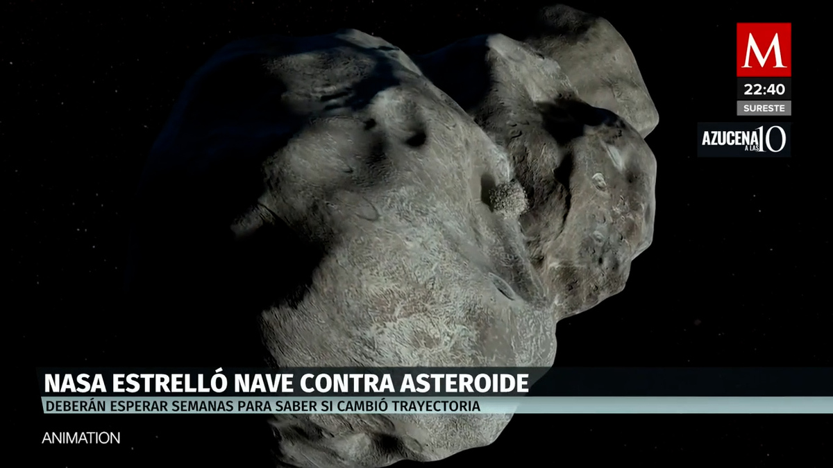 NASA: DART choca con éxito contra un asteroide | VIDEO