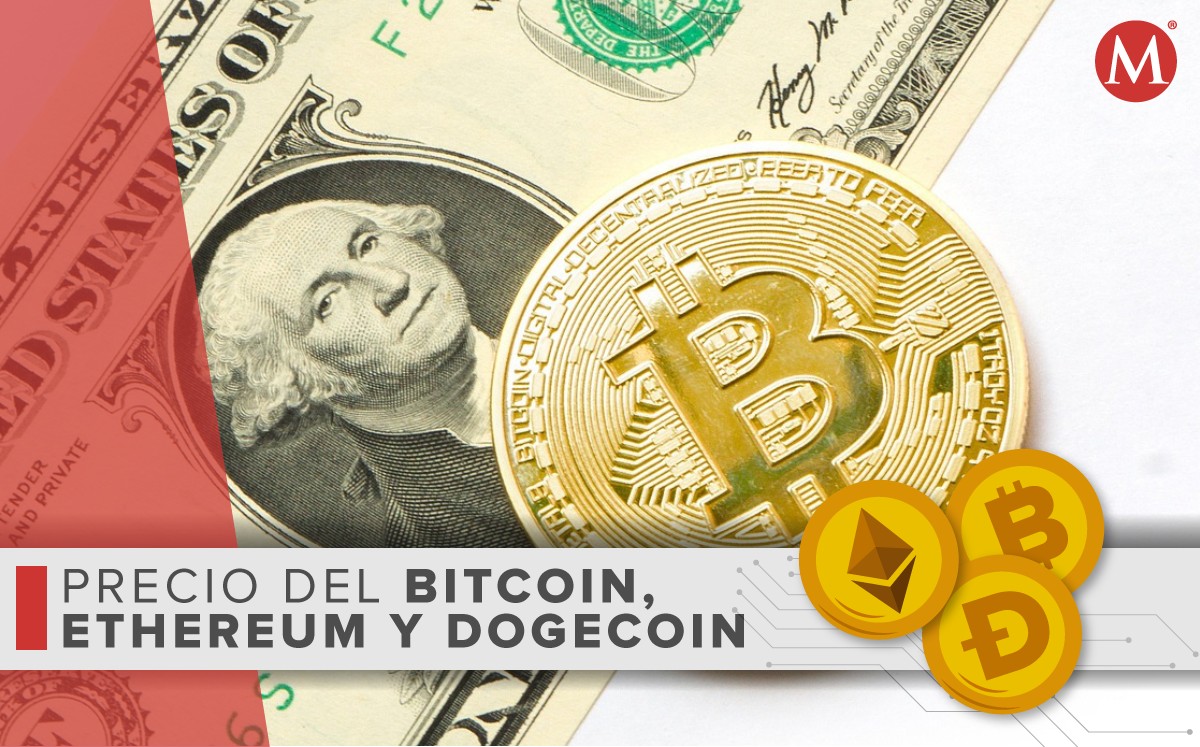 Precio-bitcoin ethereum dogecoin-HOY.  27-septiembre 2022. México