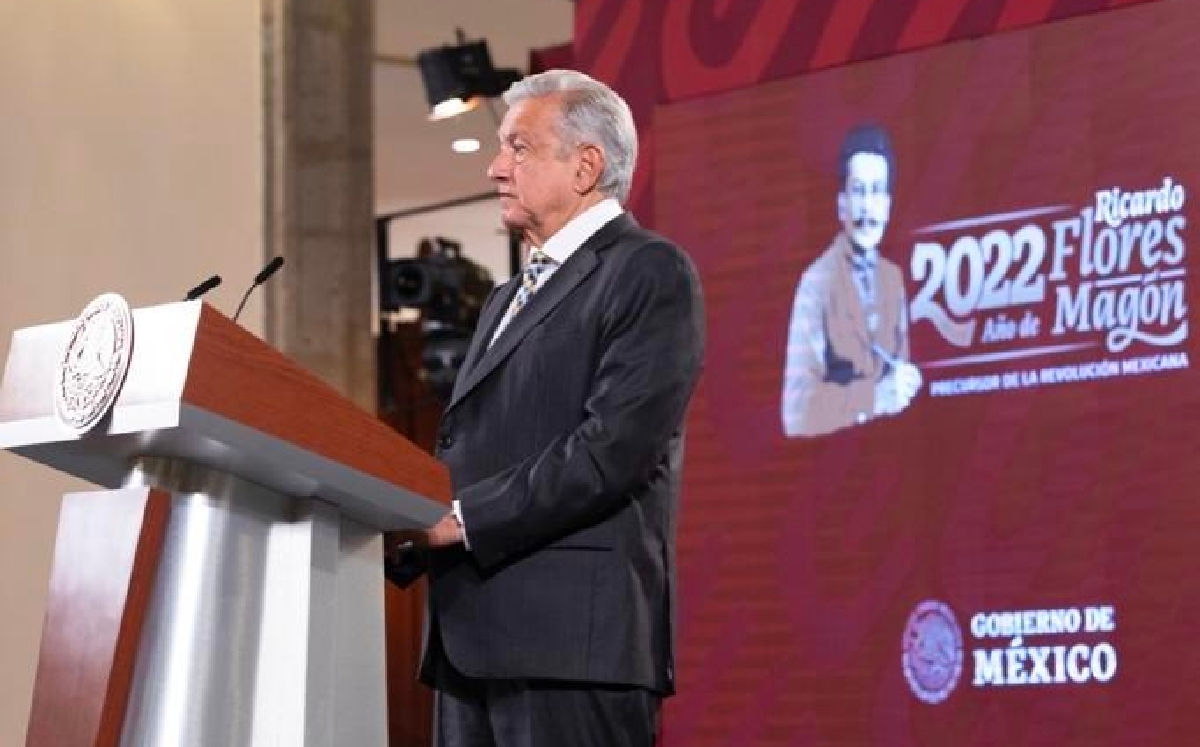 El presidente López Obrador en su conferencia mañanera de hoy. | Cortesía