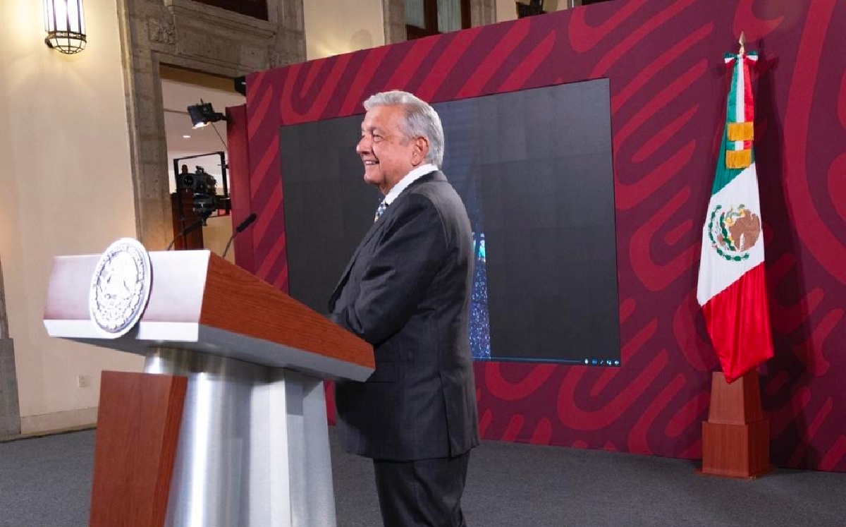 El presidente López Obrador el 27 de octubre en su conferencia mañanera. | Cortesía