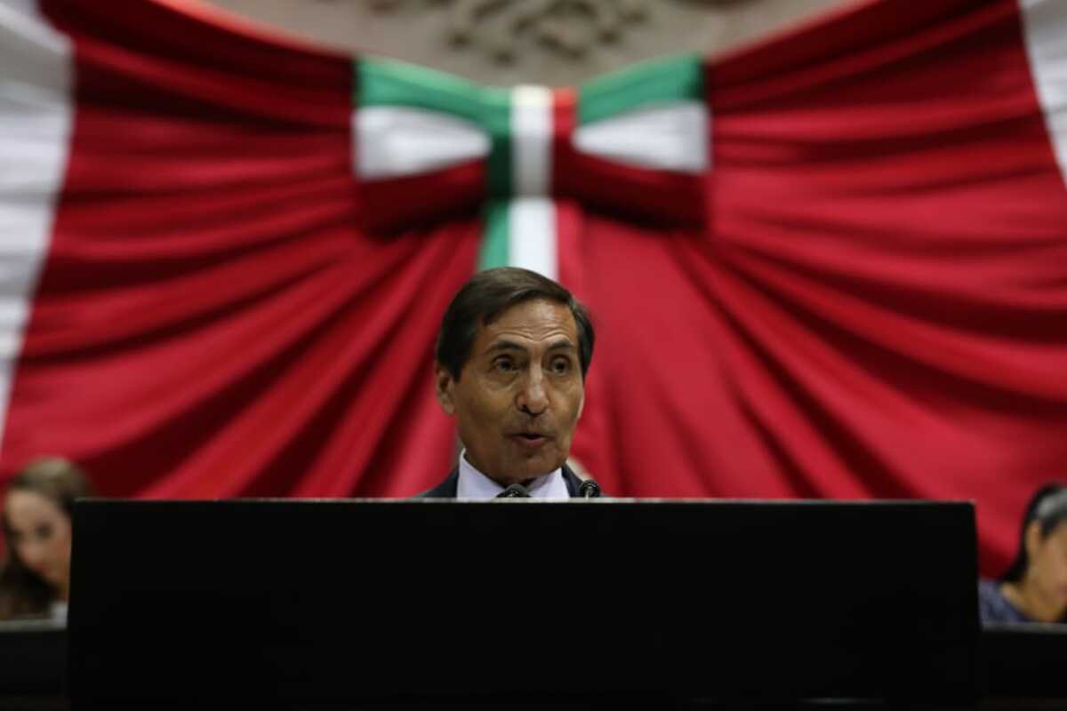 El secretario de Hacienda, Rogelio Ramírez de la O, en su comparecencia en la Cámara de Diputados. (Foto: Octavio Hoyos)